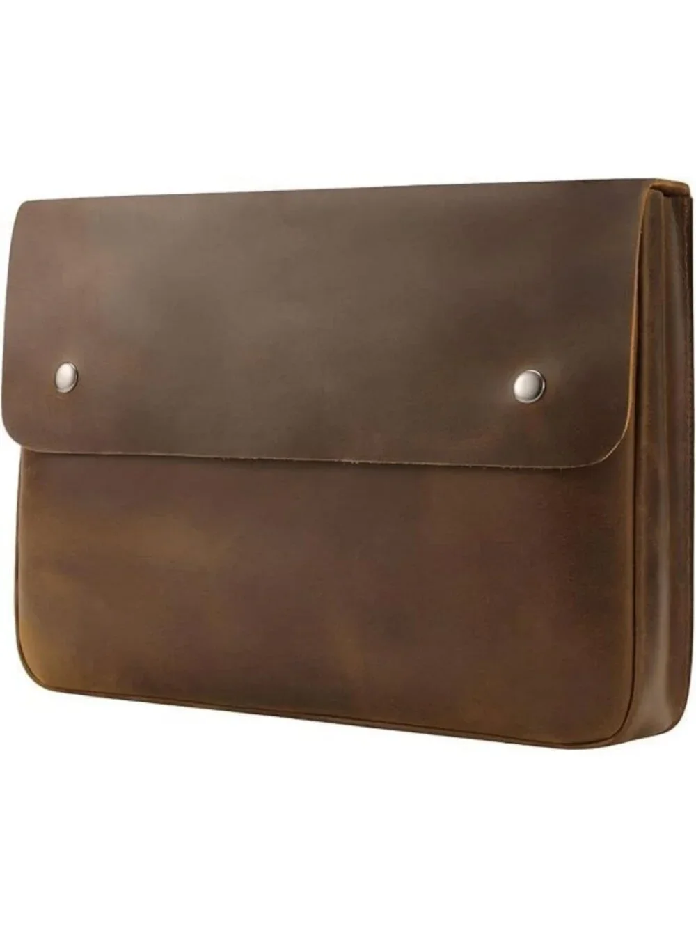 Spacious Leather Document Organizer & Portfolio Case for 13